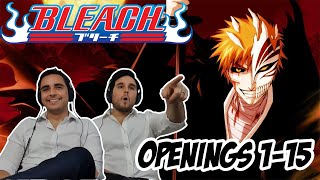 Bleach All Openings (1-15) - BROTHERS BLIND REACTION!