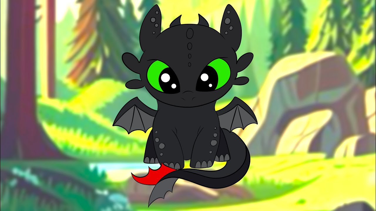 How to Draw Toothless from 'How to Train Your Dragon 2' | Left-Hand ...