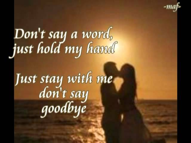 Eddie Peregrina -- DON'T SAY GOODBYE with Lyrics class=