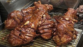 Korean Street Food - The BIGGEST Fried Turkey Leg Ever!