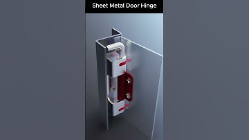 Sheet Metal Door Hinge  #mechanism #engineering #mechanic