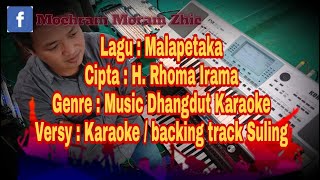 Malapetaka H. Rhoma Irama -  Karaoke & Backing Track Suling By Mohram Kotabaru