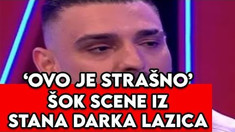 ŠOK SCENE IZ STANA DARKA LAZICA: OVO JE STRAŠNO