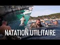 Natation utilitaire avec le major Gérald