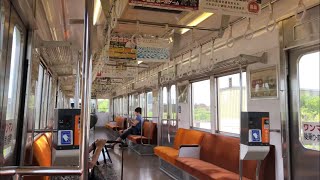 【代走?】富山地鉄17480形 特急うなづき6号 車内風景等 (寺田駅 発車〜)