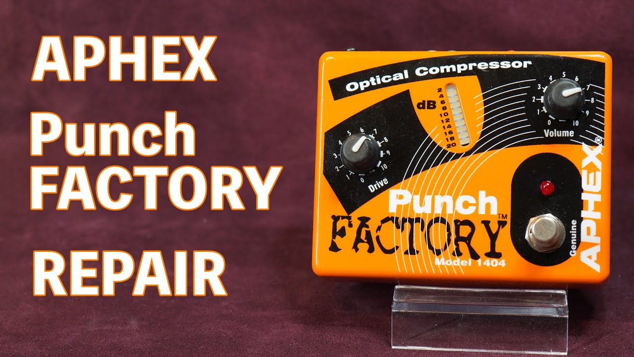 Aphex Punch Factory Compressor Pedal Review, Part 2: Bass Demo