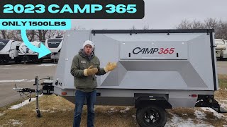 Lightest Camper in 2023! Tow it With A Honda! Under 1500Lbs, Foldable, Mobile Cabin The Camp365! Resimi