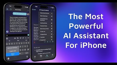 The Most Powerful AI Assistant For iPhone & iPad 📱 Auri AI Keyboard, Chat, Writer, Transcriber