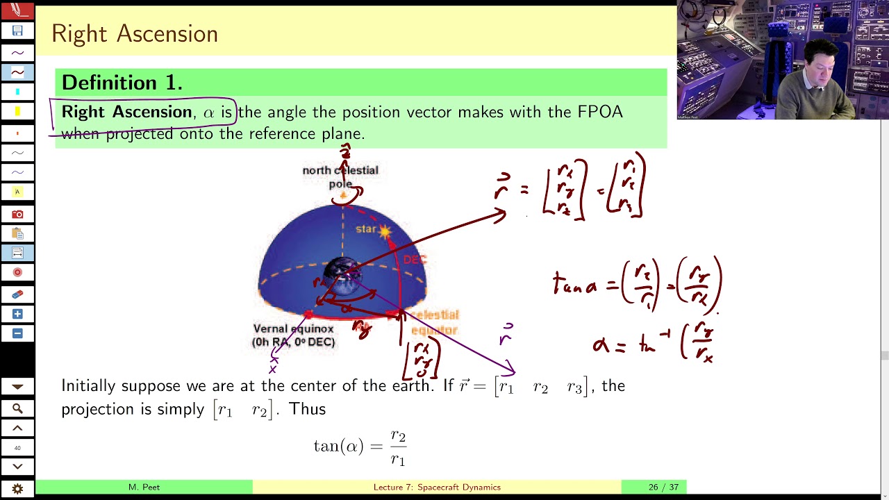 Lecture 7, Part D Right Declination, and Local Time - YouTube