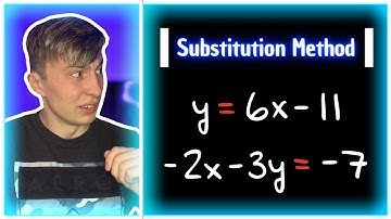 Substitution Method || Solving Systems of Linear Equations (Algebra 1)