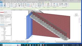 how to attach wall under stair in Revit