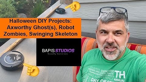 Halloween DIY Projects: Axworthy Ghost(s), Robot Zombies, and Swinging Skeleton
