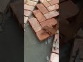 the process of installing bricks in the yard of the house #construction #brick #popular #shorts