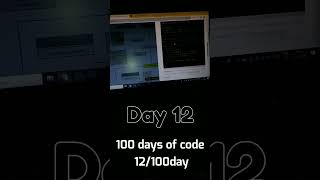 Day 12 #100daysofcode improving code on section #100daysofcoding #coding