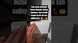 Evde senin yüzünden kimse kimsenin yüzüne bakmıyor. 🥰💃🤲 #modem #mizah #huzur #komedi #reklam #shorts