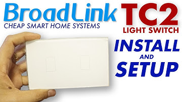 2 Gang Smart Light Switch Installation | Broadlink TC2 Cheap Wifi Light Switch