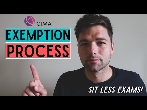 How to get CIMA Exemptions? - Exemption Process Walkthrough