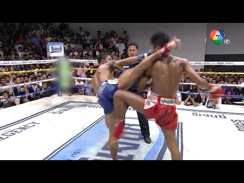 Muangthai S.Buniyim vs. Tuanpe Kiatkomsing | Muay Thai 7 Colors Highlights