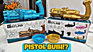 Bubble Machine Gun Gatling(Electric Electronic Bubble Gun Gatling)Seronoknya!@aakiftoys8113