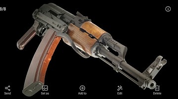 How To Model A Detailed AK-47 Rifle With Subdivformer (SDF 3D) On Android (Part 1)
