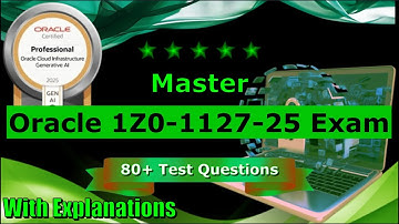 Oracle Cloud Infrastructure 2025 Generative AI Professional Exam(1Z0-1127-25)💯Test Questions✅Updated