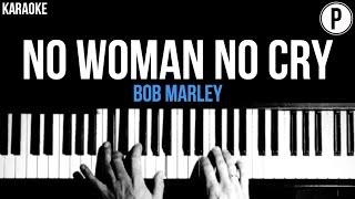 Bob Marley - No Woman No Cry Karaoke Acoustic Piano Instrumental
