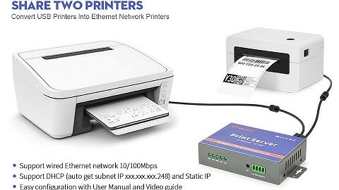Wired Ethernet Mode - Mac OS Setup Guide - Cheecent Print Server