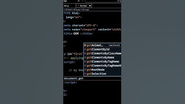 JavaScript DOM   #javascript #addEventListener#class#ids #tagname #dom @Full_stack_developer_2022