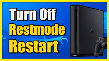 How to TURN OFF, Enter Rest mode, Restart PS4 Console (With or Without Controller)