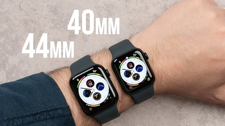 Apple Watch SE 3 - Size Comparison on Wrist! (40mm vs 44mm)