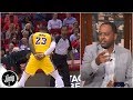 LeBron James' no-hands defense is 'showing up the refs' - Amin Elhassan | The Jump