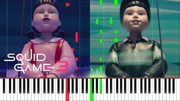 Jump Rope Song - Squid Game 3 Piano Cover | Sheet Music [4K]