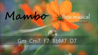 BASE MUSICAL DE MAMBO LATINO EN G , PARA PIANO, TROMPETA, SAXO, GUITARRA, PERCUSION , ETC chords