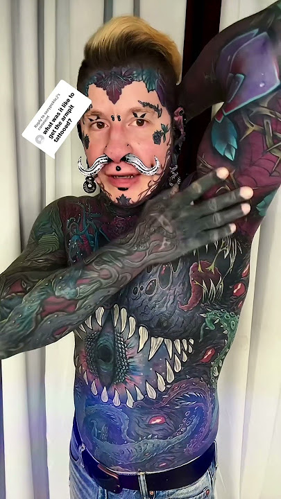 “What was it like to get your armpit tattooed?” #shorts