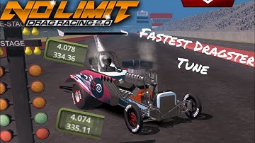 4 Seconds Dragster Fastest Tune - No Limit Drag Racing 2