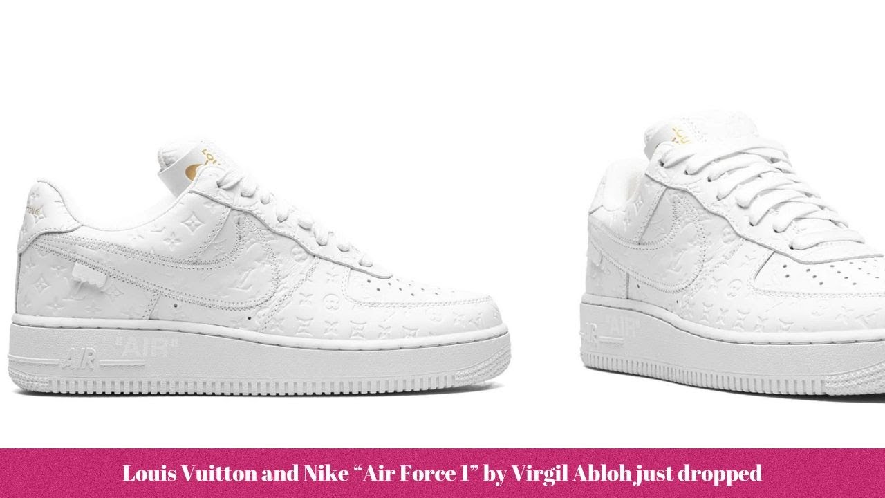 $20,000 Louis Vuitton Nike Air Force 1 White By Virgil Abloh FIRST