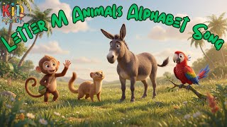 Alphabet Animals Song – Letter M | Learn Animals for Toddlers screenshot 3