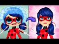 Miraculous Ladybug Tranformation Plastic Surgery and Makeup - DIY Paper Dolls & Crafts