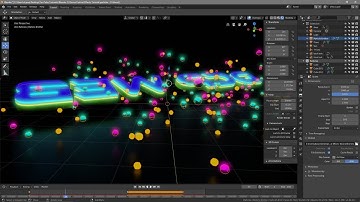 Blender 2.8 - Eevee Particle Effect Simulation - [ Demo ]