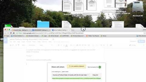Uploading a Google Doc Link to D2L