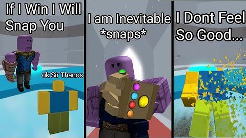 I Raced Random People as THANOS In Tower of Hell on MOBILE