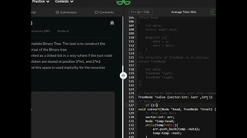 Make Binary Tree From Linked List | gfg potd | 01-07-2024 |  GFG Problem of the Day