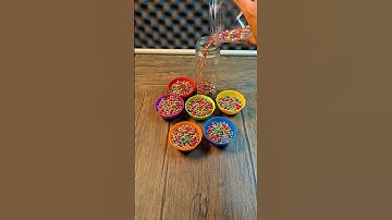 Satisfying Beads ASMR ◀️ Reverse Flow | Soft Taps and Rainbow Drops