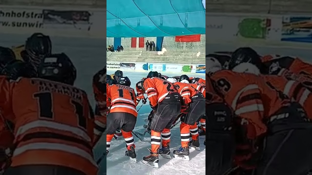 ice hockey cec cup leh Ladakh team pashkum kargil. ladakh scout vs pashkum 