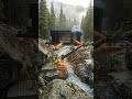 Hanging a House OVER a River (Full Build) #diy #cabin #river