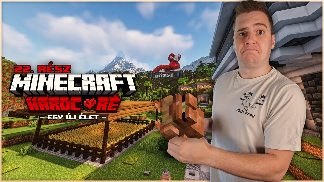 Békák🐸és Bözsi Szobor!❤️| MINECRAFT: HARDCORE - 22. rész