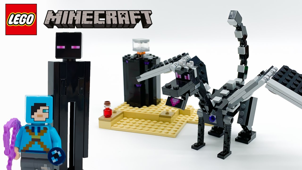 LEGO Minecraft: The End Battle Review! LEGO Set 21151 YouTube