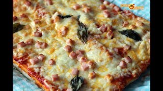 Pizza con base de pan de molde | La Cocina de Enloqui