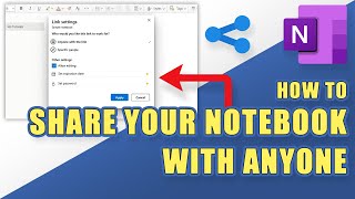 OneNote - How to Share Notebooks with ANYONE (even if they don't have an account)