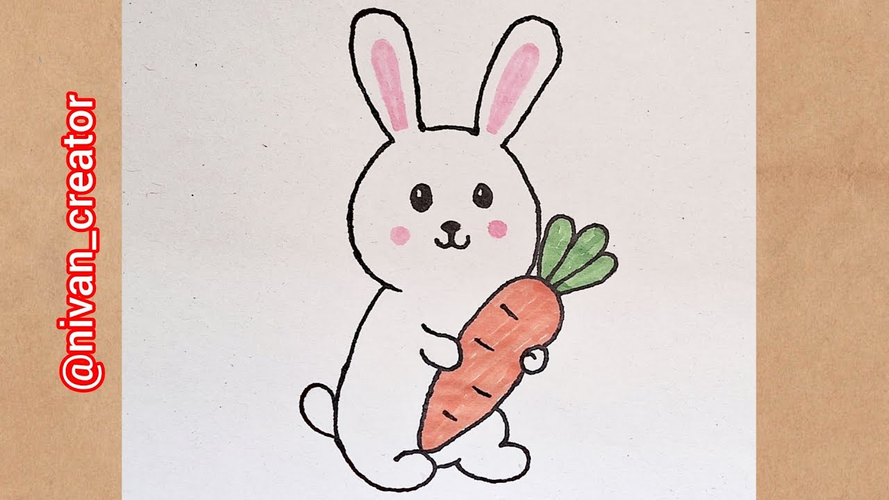 How To Draw Rabbit | Rabbit Drawing Step ByStep| Rabbit Drawing Art ...